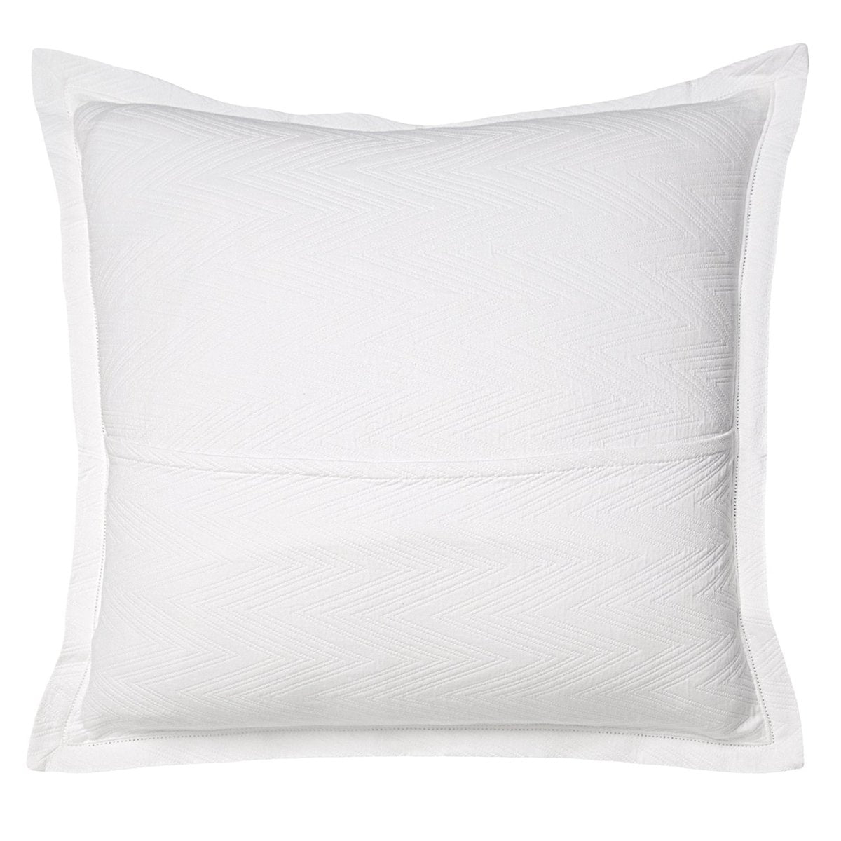 Euro Sham Back - Frisco Matelasse Bedding by Kevin O'Brien Studio at Fig Linens and Home
