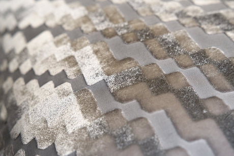 Steps Velvet Nickel Pillows | Kevin O'Brien Studio Throw Pillows at Fig Linens and Home - View 2