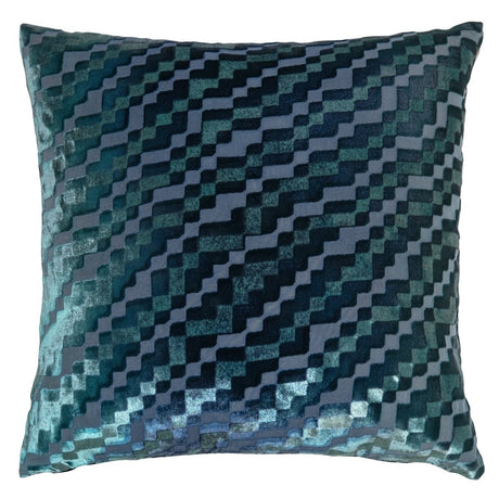 Steps Velvet Pillow Shark Pillows | Kevin O'Brien Studio Throw Pillows at Fig Linens and Home View 1
