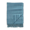 Cashmere Throw Blanket | Blue Stripe Cashmere Throw by Kevin O'Brien