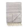 Cashmere Throw Blanket | Grey Stripe Cashmere Throw by Kevin O'Brien