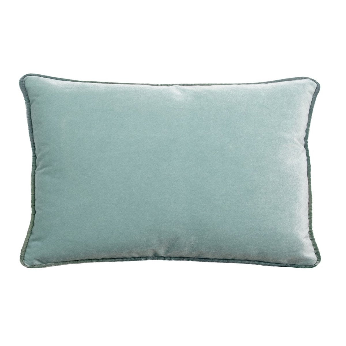 Tranquility Velvet Performance Pillows Basil Kevin O'Brien 14x20 Lumbar