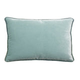 Tranquility Velvet Performance Pillows Basil Kevin O'Brien 14x20 Lumbar