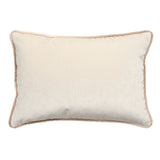 Tranquility Velvet Performance Pillows Latte Kevin O'Brien 14x20 Lumbar