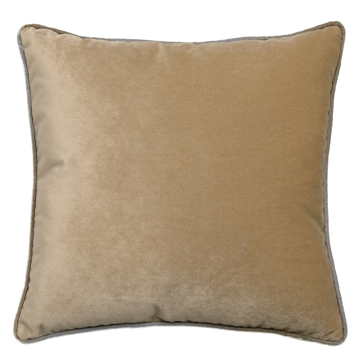 Tranquility Velvet Performance Pillows Nickel Kevin O'Brien 20x20