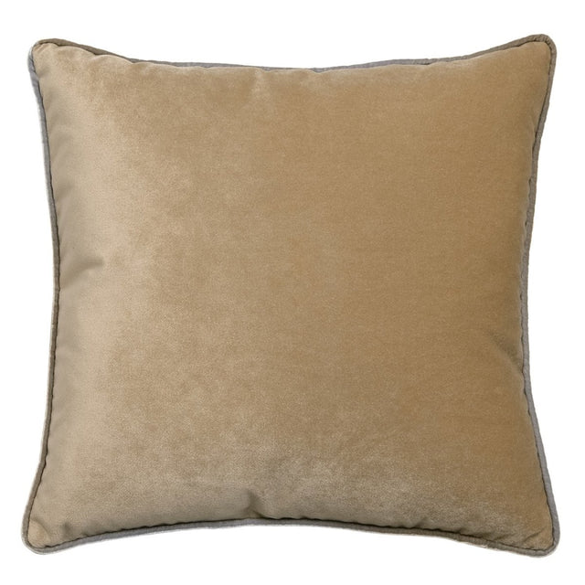 Tranquility Velvet Performance Pillows Nickel Kevin O'Brien 20x20