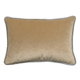 Tranquility Velvet Performance Pillows Nickel Kevin O'Brien 14x20 Lumbar