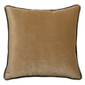 Tranquility Velvet Performance Pillows Sable Kevin O'Brien 20x20