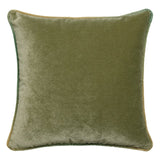 Tranquility Velvet Performance Pillows Scallion Kevin O'Brien 20x20