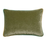 Tranquility Velvet Performance Pillows Scallion Kevin O'Brien 14x20 Lumbar