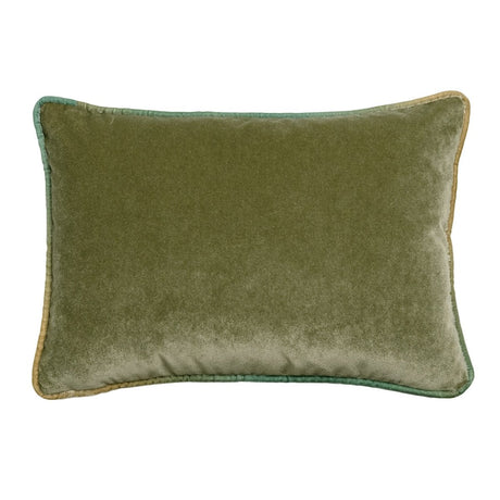 Tranquility Velvet Performance Pillows Scallion Kevin O'Brien 14x20 Lumbar