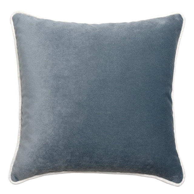 Tranquility Velvet Performance Pillows Sky Kevin O'Brien 20x20