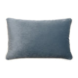 Tranquility Velvet Performance Pillows Sky Kevin O'Brien 14x20 Lumbar