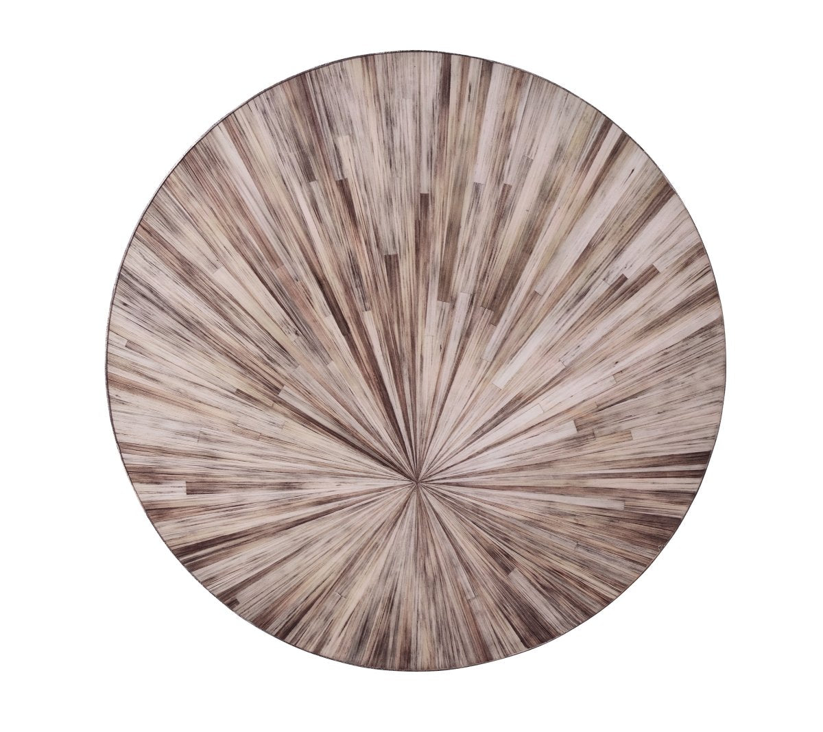 Aura Placemat in Gray, Set of 4 Kim Seybert at Fig Linens and Home - Round Placemats 1