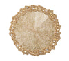 Aurelia Placemat in Champagne & Crystal, Set of 2 Kim Seybert at Fig Linens and Home 1