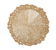 Aurelia Placemat in Champagne & Crystal, Set of 2 Kim Seybert at Fig Linens and Home 1