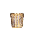 Bamboo Tumbler in Gold Set of 4 by Kim Seybert | 24K Gold Detail on Glass at Fig Linens and Home 1