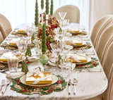 Bejeweled Xmas Napkin Ring Set of 4 in a Gift Box | Kim Seybert at Fig Linens and Home - Lifestyle 3