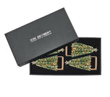 Bejeweled Xmas Napkin Ring Set of 4 | Kim Seybert at Fig Linens and Home - Gift Box View