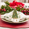 Bejeweled Xmas Napkin Ring Set of 4 in a Gift Box | Kim Seybert at Fig Linens and Home - Lifestyle 1