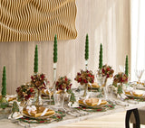 Bejeweled Xmas Napkin Ring Set of 4 in a Gift Box | Kim Seybert at Fig Linens and Home - Lifestyle 2