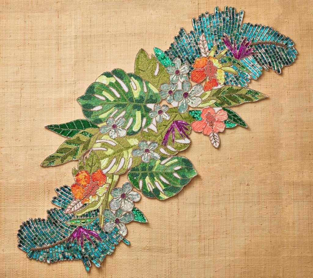 Belize Table Runner in Multi by Kim Seybert at Fig Linens and Home 2