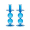 Bella Candlestick in Blue, Set of 2 by Kim Seybert at Fig Linens and Home