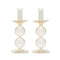 Bella Candlestick in Champagne, Set of 2 by Kim Seybert at Fig Linens and Home
