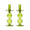 Bella Candlestick in Olive, Set of 2 by Kim Seybert at Fig Linens and Home