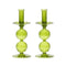 Bella Candlestick in Olive, Set of 2 by Kim Seybert at Fig Linens and Home