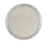 Bevel Placemat in Silver & Crystal Set of 4 by Kim Seybert at Fig Linens and Home 1