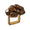 Bonton Napkin Ring in Brown & Gold, Set of 4 Kim Seybert at Fig Linens and Home - View 1