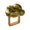 Bonton Napkin Ring in Green & Gold, Set of 4 Kim Seybert at Fig Linens and Home - View 1