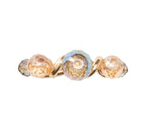 Borealis Napkin Ring in Iridescent & Champagne, Set of 4 Kim Seybert at Fig Linens and Home 7