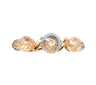 Borealis Napkin Ring in Iridescent & Champagne, Set of 4 Kim Seybert at Fig Linens and Home 7
