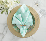 Borealis Napkin Ring in Iridescent & Champagne, Set of 4 Kim Seybert at Fig Linens and Home 5