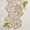 Botanica Table Runner in White Gold & Silver by Kim Seybert WHITE/GOLD/SILVER 37.25"L x 17.25"W x 0.2"H at FIG LINENS AND HOME 3