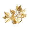Bougainvillea Napkin Ring in Gold by Kim Seybert at Fig Linens and Home