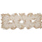 Kim Seybert Bramble Table Runner in Ivory, Natural & Gold at Fig Linens and Home 1