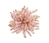 Brilliant Napkin Ring in Blush Set of 4 by Kim Seybert - Top of Napkin Ring
