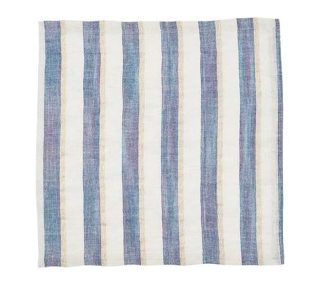 Broad Stripe Napkins in Blue & White by Kim Seybert at Fig Linens and Home 1