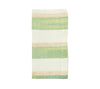Broad Stripe Napkins in Green & White by Kim Seybert at Fig Linens and Home - View 1