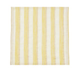Broad Stripe Napkins in Yellow & White by Kim Seybert at Fig Linens and Home - View 5