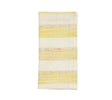 Broad Stripe Napkins in Yellow & White by Kim Seybert at Fig Linens and Home - View 1