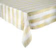 Broad Stripe Tablecloth in Yellow & White by Kim Seybert at Fig Linens and Home 6