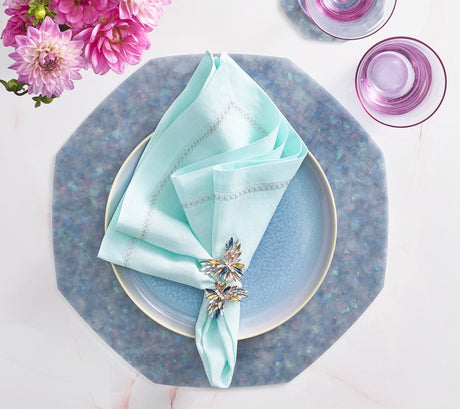 Butterflies Napkin Rings in Multi Set of 4 in a Gift Box by Kim Seybert at Fig Linens and Home 5