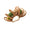 Calypso Napkin Ring in Natural & Green Set of 4 by Kim Seybert at Fig Linens and Home 1