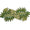 Calypso Runner in Green & Gold | Kim Seybert Table Runner at Fig Linens and Home 1