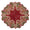 Candy Cane Bow Red/Green/Gold Placemat | Kim Seybert at Fig Linens and Home