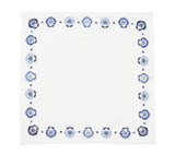 Carnation Napkins in White & Blue by Kim Seybert at Fig Linens and Home - View 4